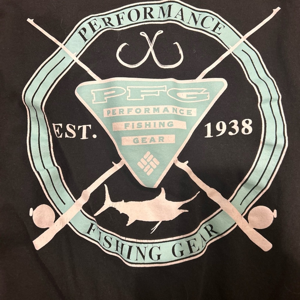 Performance Fishing Gear Black T-Shirt